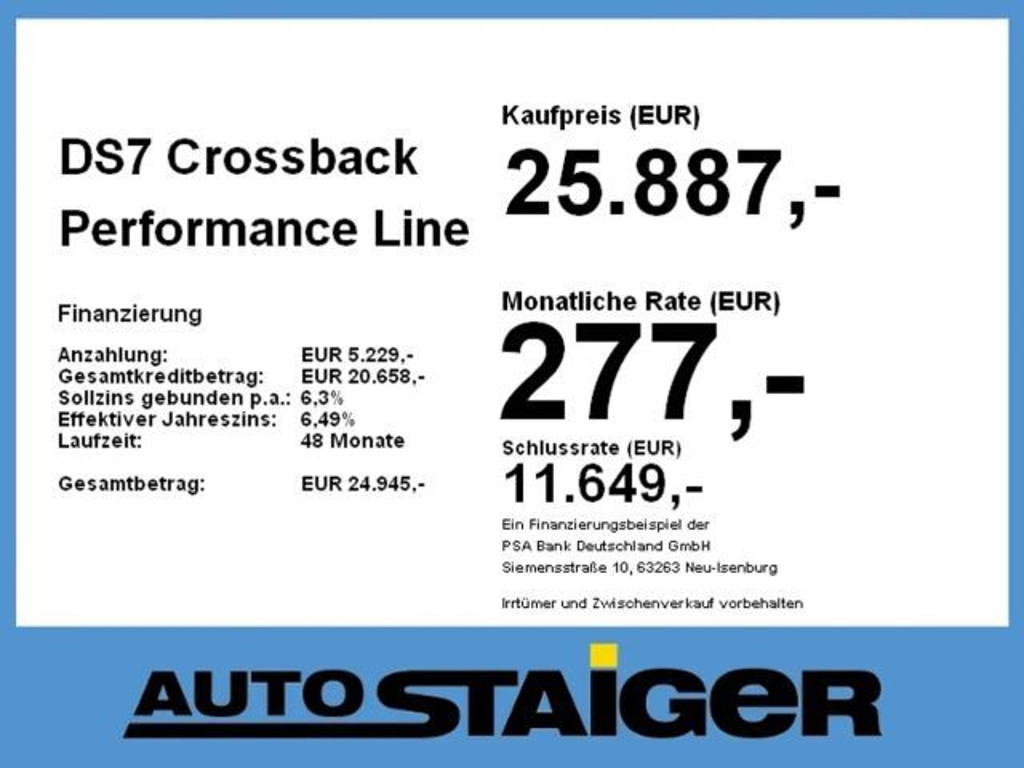 DS DS 7 Crossback