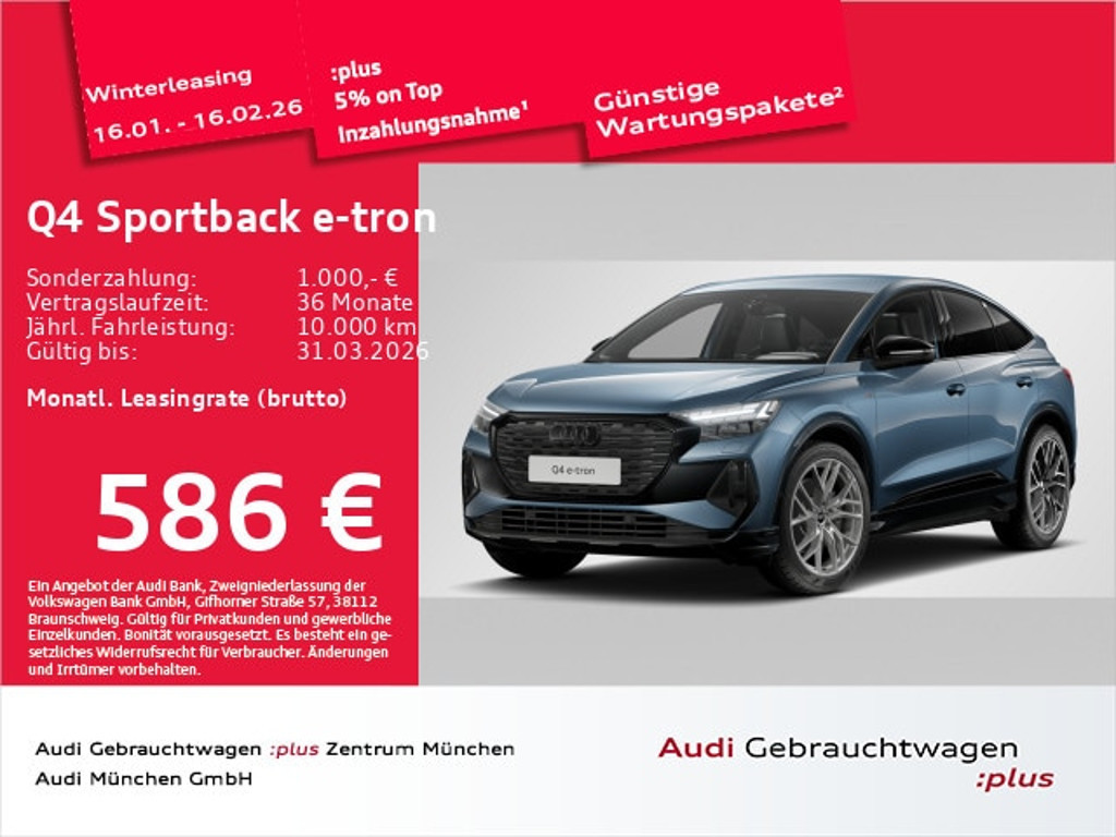 Audi Q4 e-tron Sportback Quattro