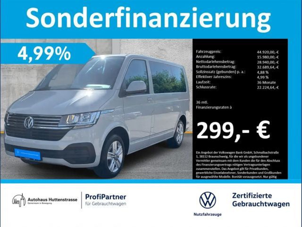 Volkswagen Multivan DSG 2.0 TDI T6