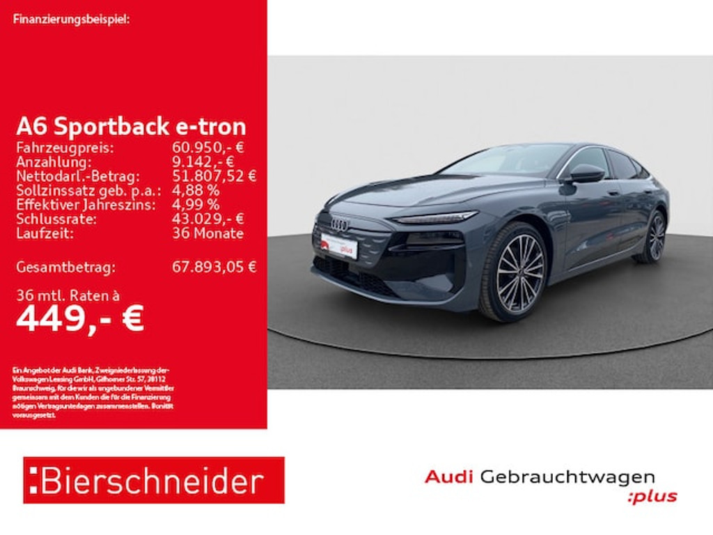 Audi A6 e-tron Sportback