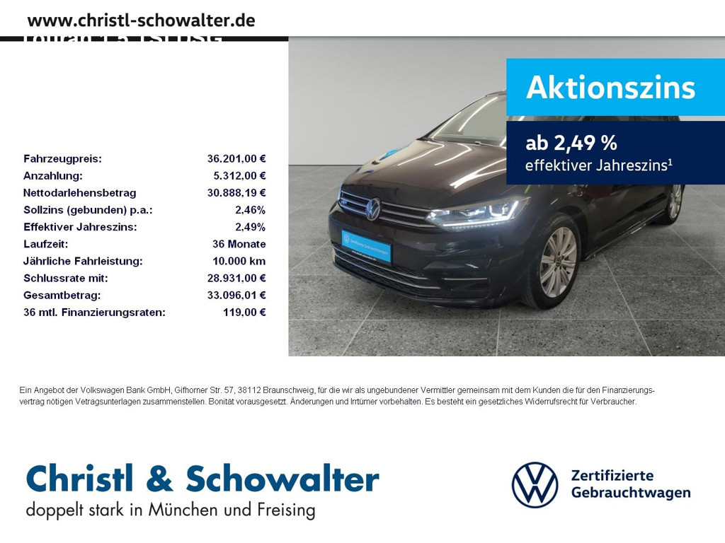 Volkswagen Touran DSG R-Line 1.5 TSI