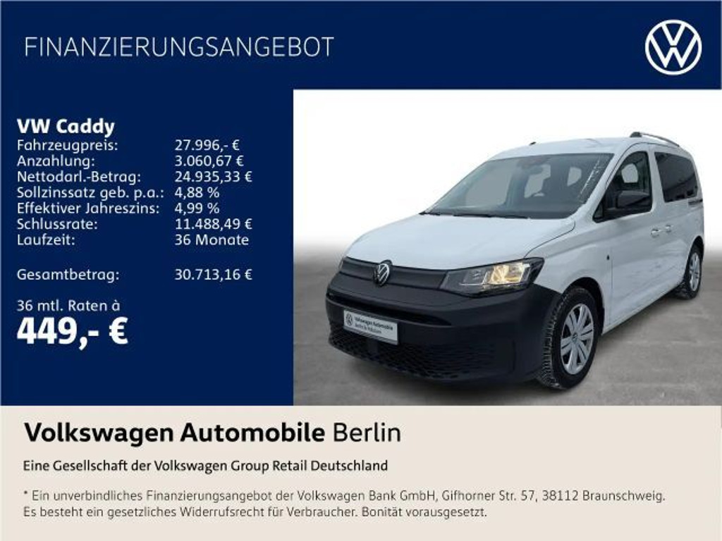 Volkswagen Caddy DSG 2.0 TDI