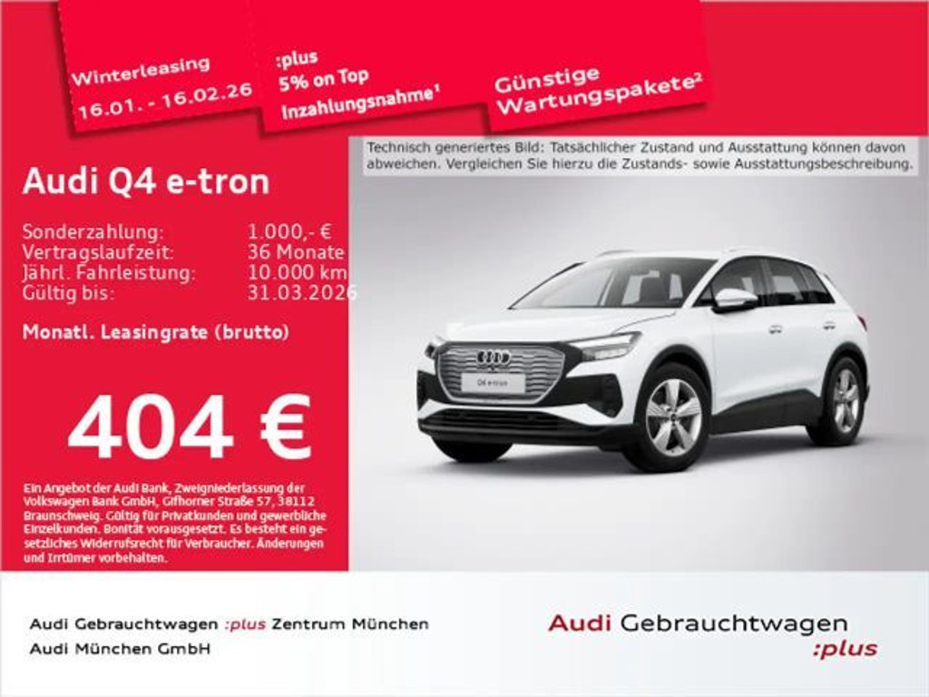 Audi Q4 e-tron 45 AHK/Navi+/Kamera