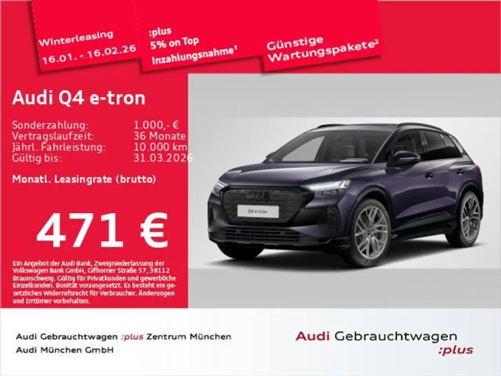 Audi Q4 e-tron Quattro