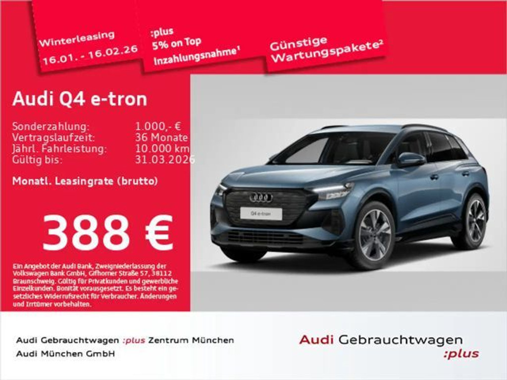 Audi Q4 e-tron Suv 45 e-tron Audi Q4 e-tron
