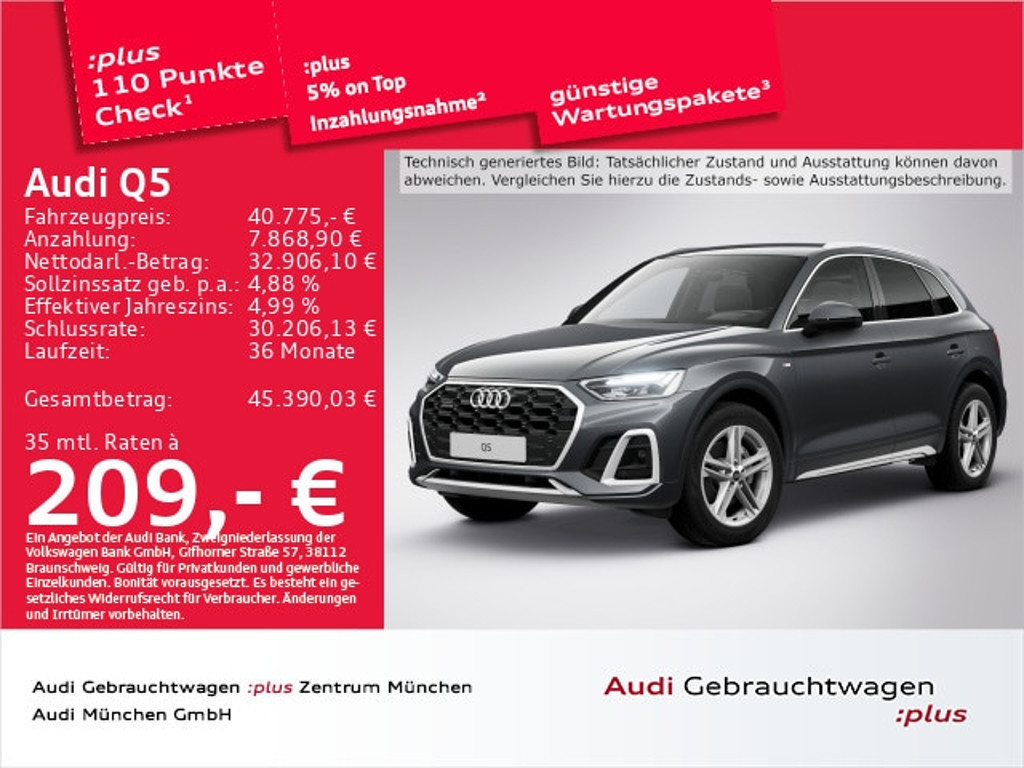 Audi Q5 Quattro S-Tronic 40 TDI
