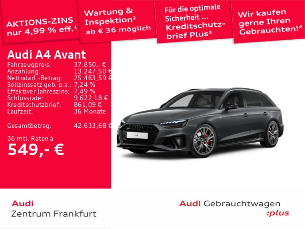 Audi A4 Avant Quattro S-Line S-Tronic 40 TFSI