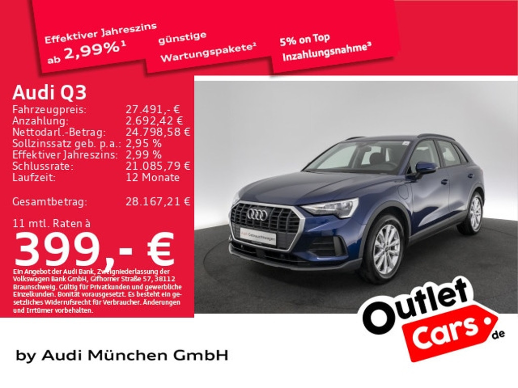 Audi Q3 S-Tronic Hybride 45 TFSI