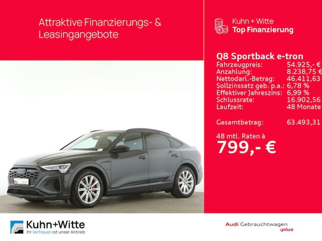 Audi Q8 e-tron Sportback Quattro S-Line 55