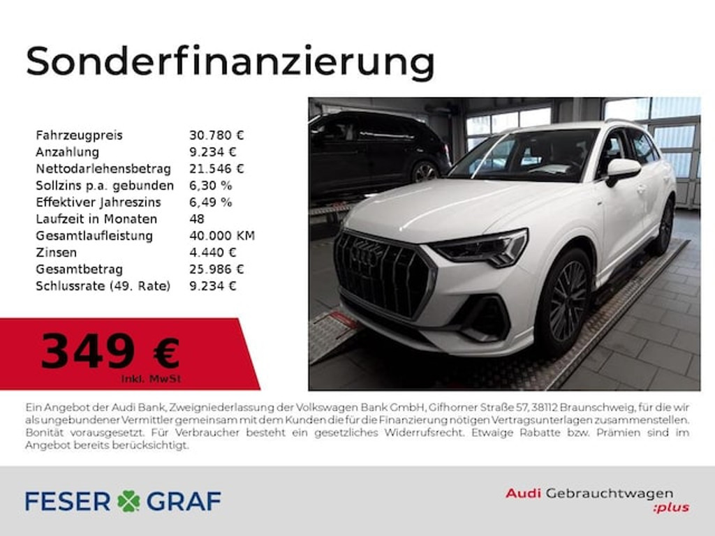 Audi Q3 Quattro S-Line S-Tronic 35 TDI
