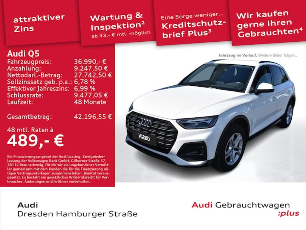 Audi Q5 Quattro S-Tronic 40 TDI