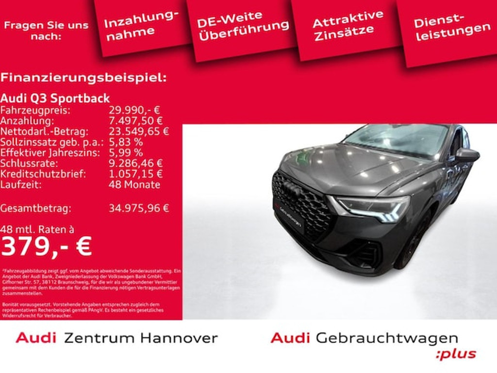 Audi Q3 Sportback S-Line 35 TFSI