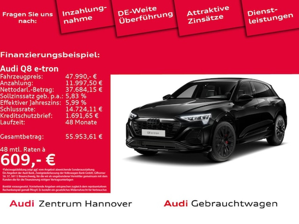 Audi Q8 e-tron Quattro S-Line 50
