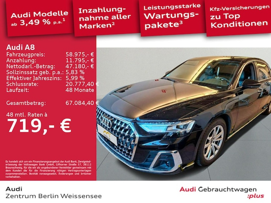 Audi A8 Quattro Lang 50 TDI