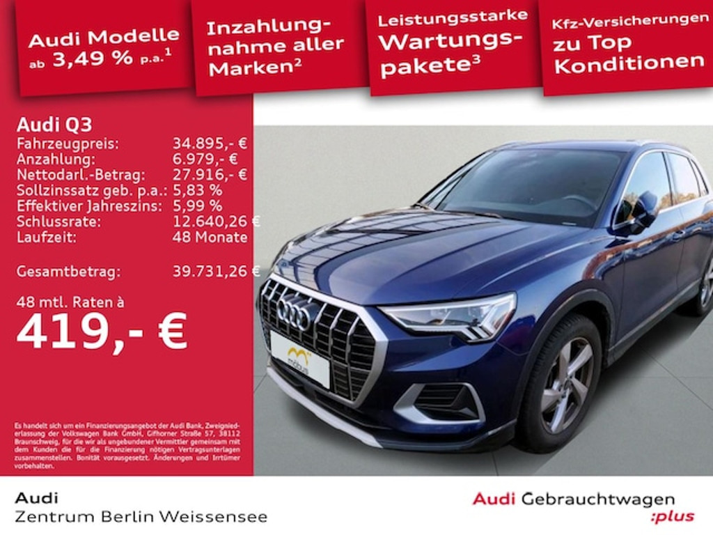 Audi Q3 Quattro S-Tronic 40 TDI