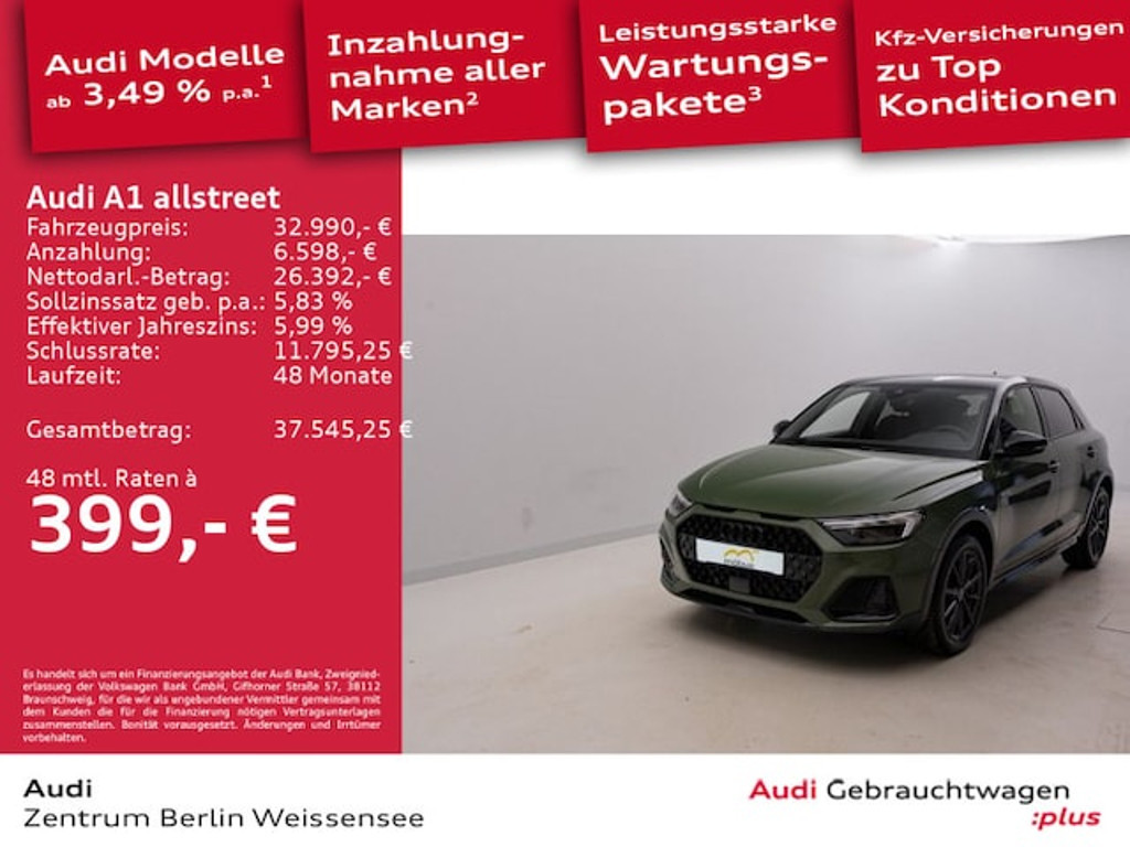 Audi A1 S-Tronic 30 TFSI Allstreet