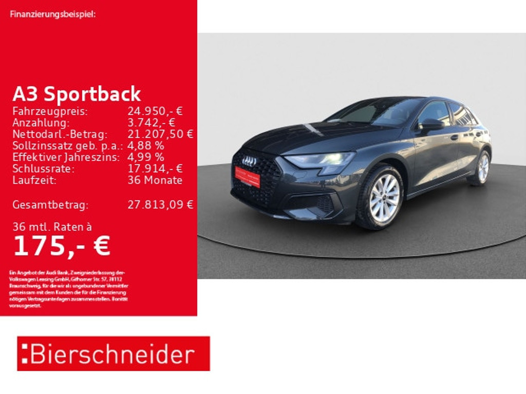 Audi A3 Sportback 30 TFSI