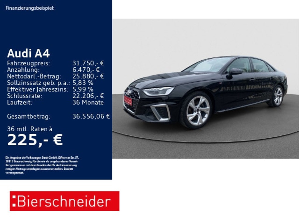 Audi A4 Sedan S-Line S-Tronic 35 TFSI