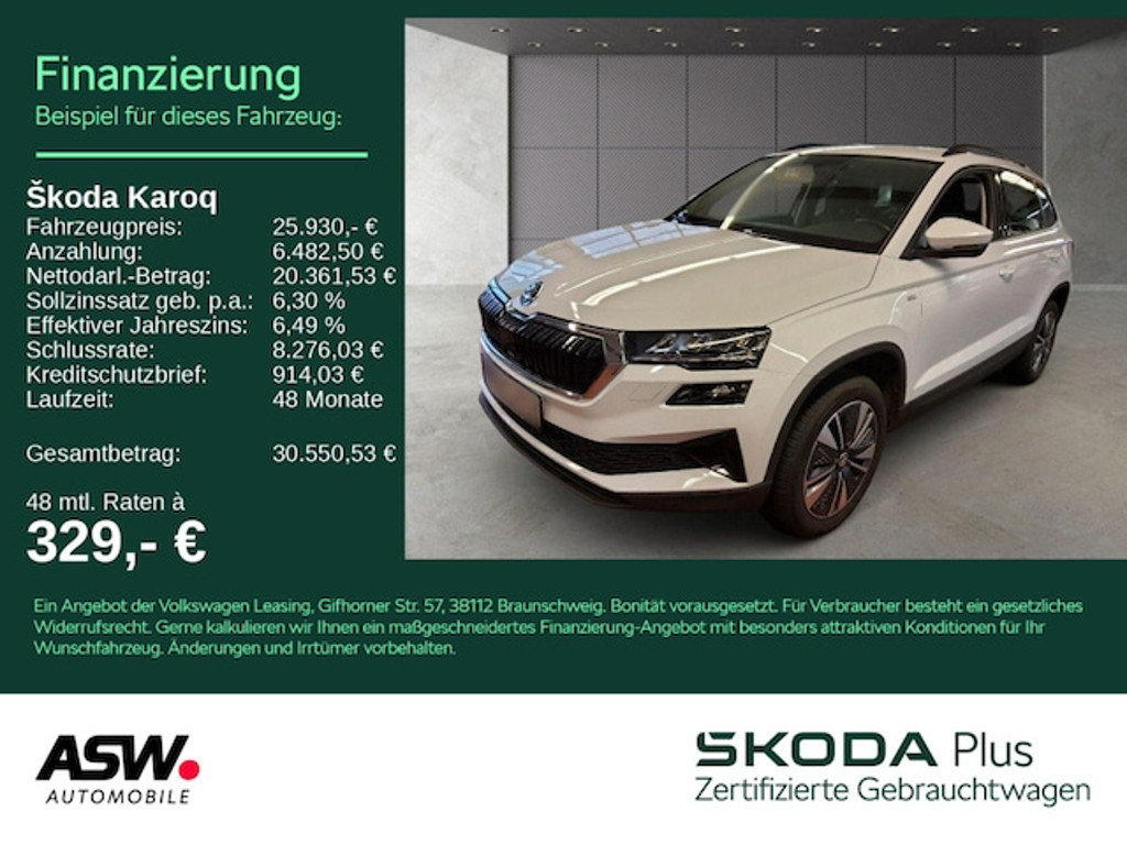 Skoda Karoq 1.5 TSI Tour
