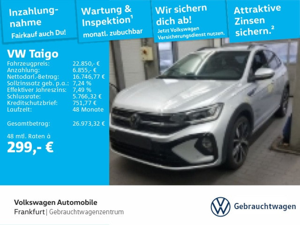 Volkswagen Taigo R-Line 1.0 TSI IQ.Drive