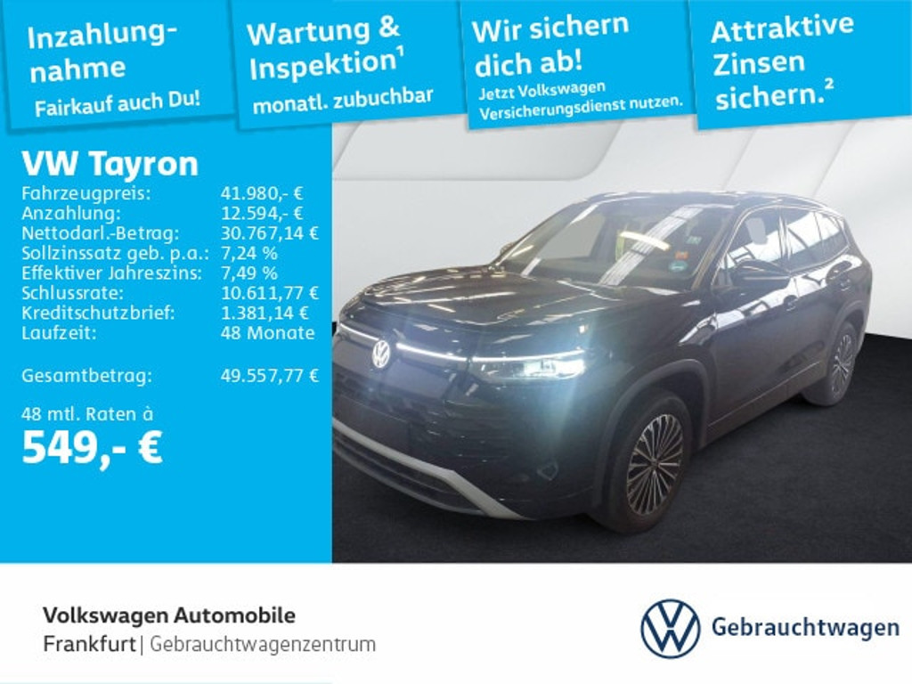 Volkswagen Tayron 4Motion DSG Life IQ.Drive 2.0 TDI
