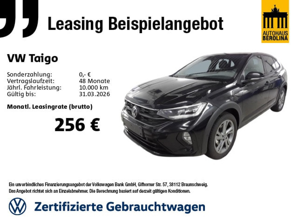 Volkswagen Taigo DSG R-Line 1.0 TSI