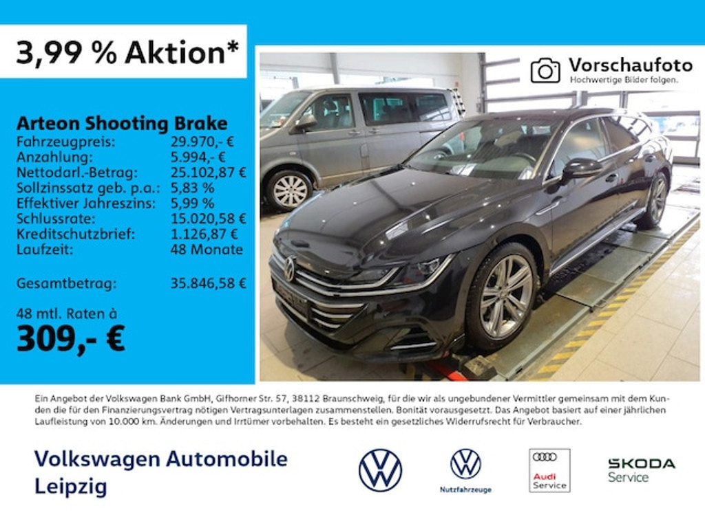 Volkswagen Arteon Shooting Brake 4Motion DSG R-Line 2.0 TSI