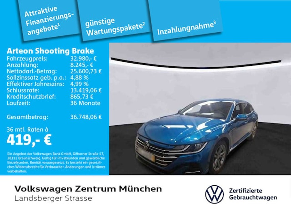 Volkswagen Arteon Shooting Brake R-Line 2.0 TSI