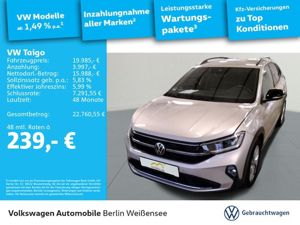 Volkswagen Taigo 1.0 TSI Move
