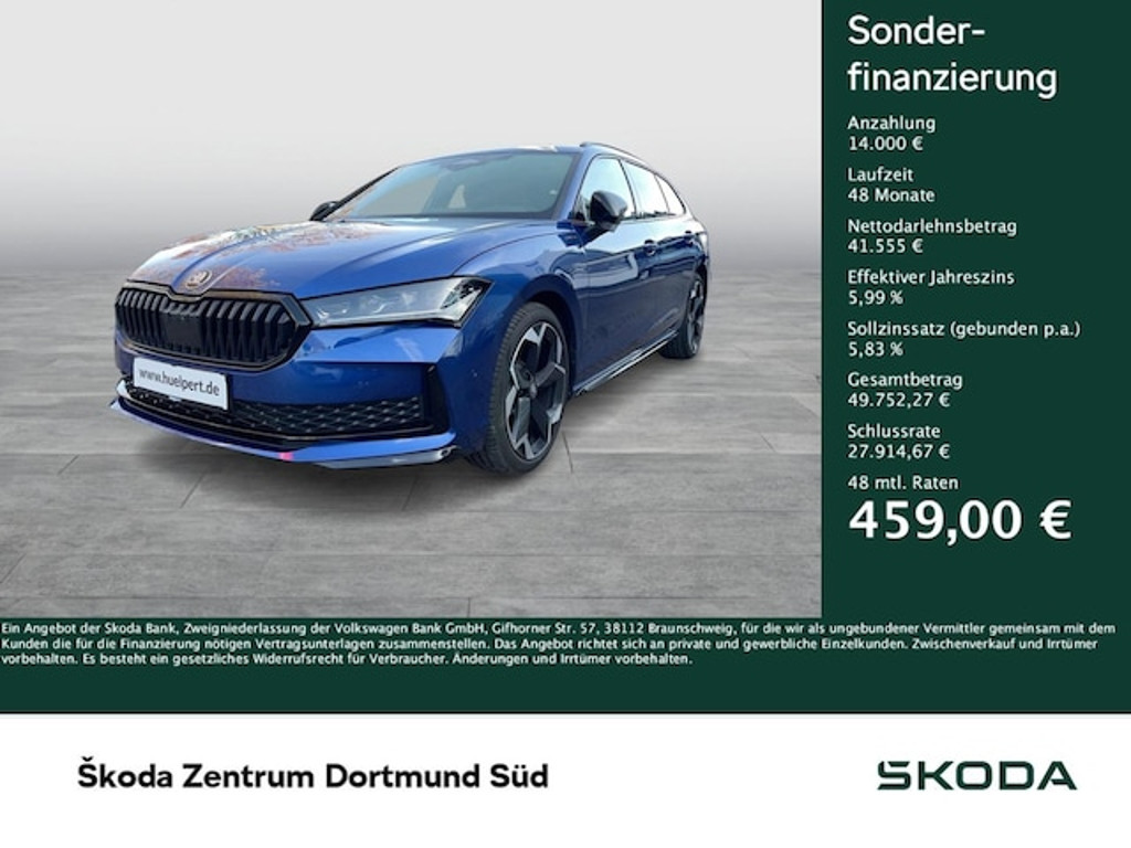 Skoda Superb Combi 4x4 Sportline 2.0 TDI