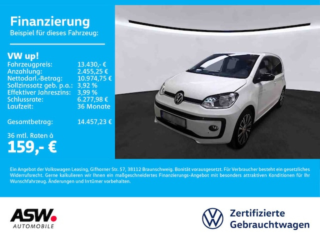 Volkswagen up! Move up! 1.0 MPI Active Move