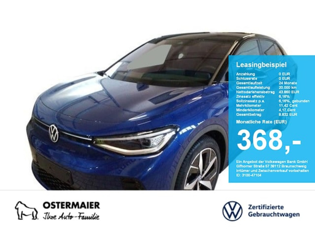 Volkswagen ID.5 340PS NP.75T AHK.AREA-VIEW.HEAD-UP.MASSAGE.5JG.DCC.HARMAN