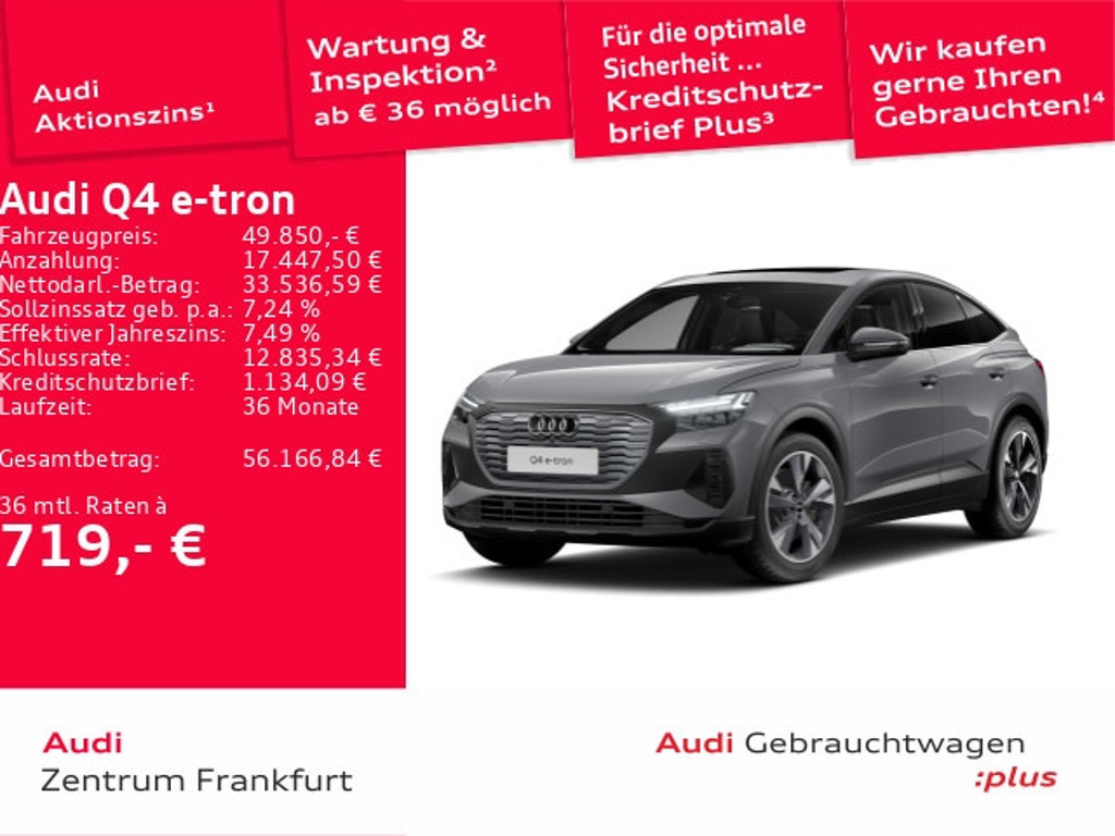Audi Q4 e-tron Sportback Quattro