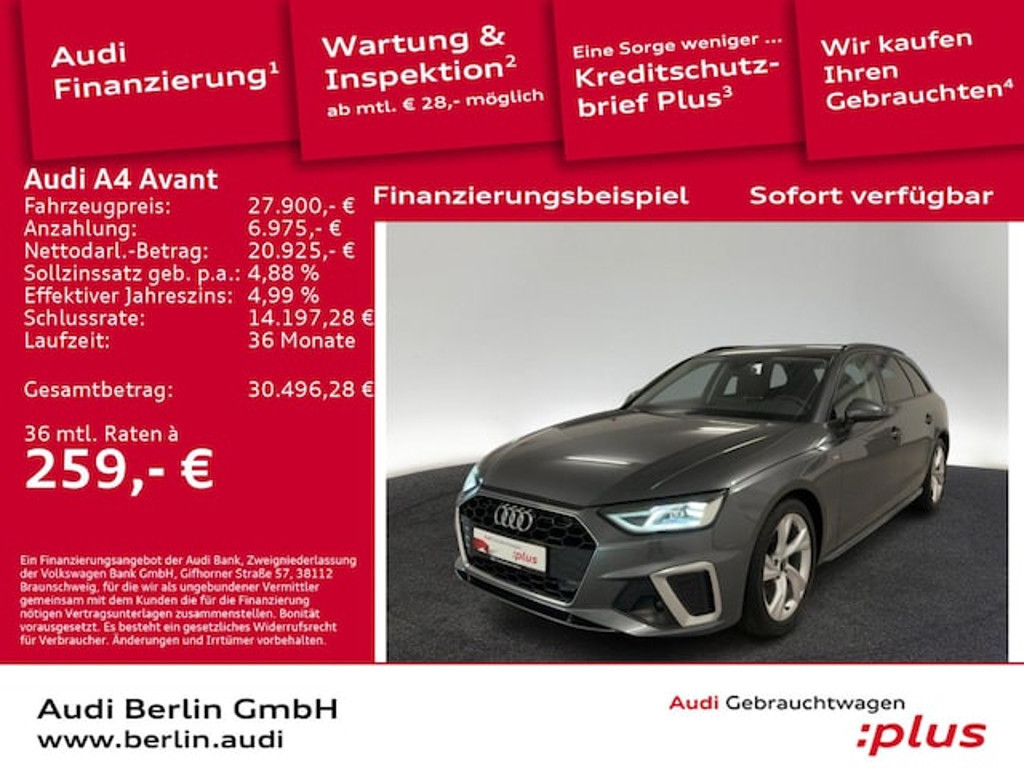 Audi A4 Avant S-Line S-Tronic 35 TDI