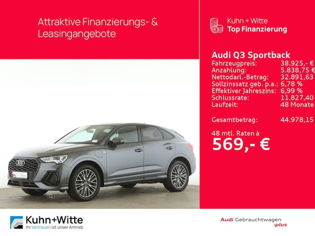 Audi Q3 Sportback S-Line S-Tronic Hybride 45 TFSI