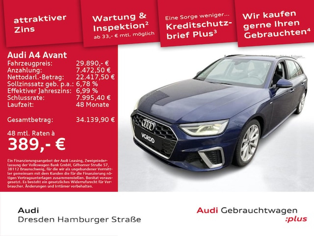 Audi A4 Avant S-Line S-Tronic 40 TFSI