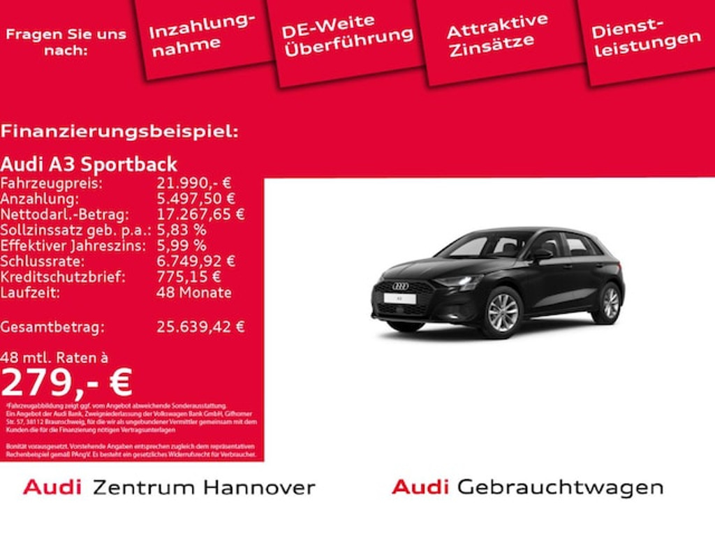 Audi A3 Sportback 30 TFSI