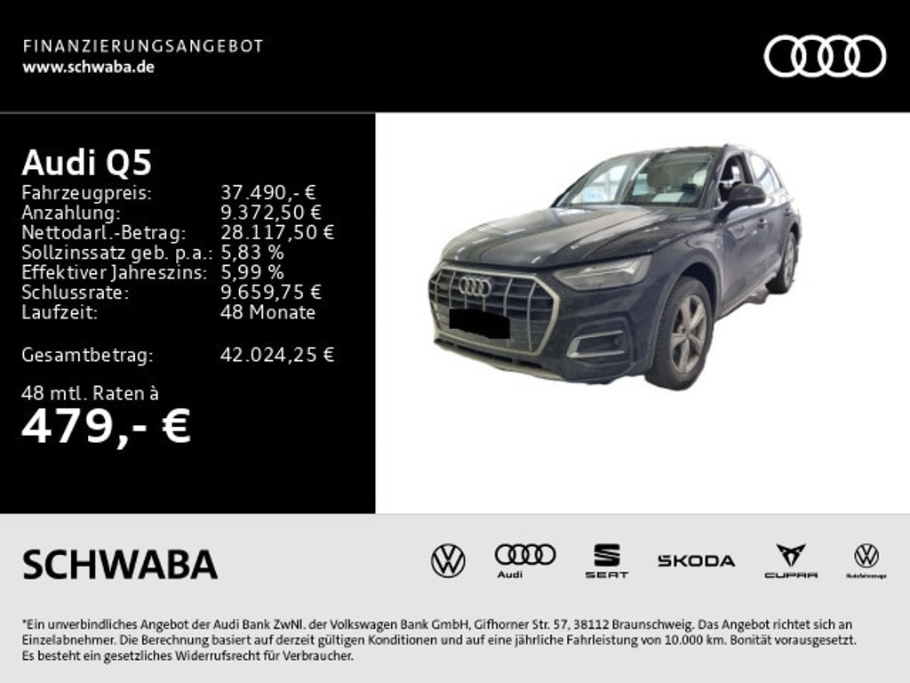 Audi Q5 Quattro S-Tronic 40 TFSI