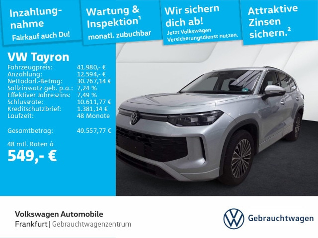 Volkswagen Tayron 4Motion DSG IQ.Drive 2.0 TDI