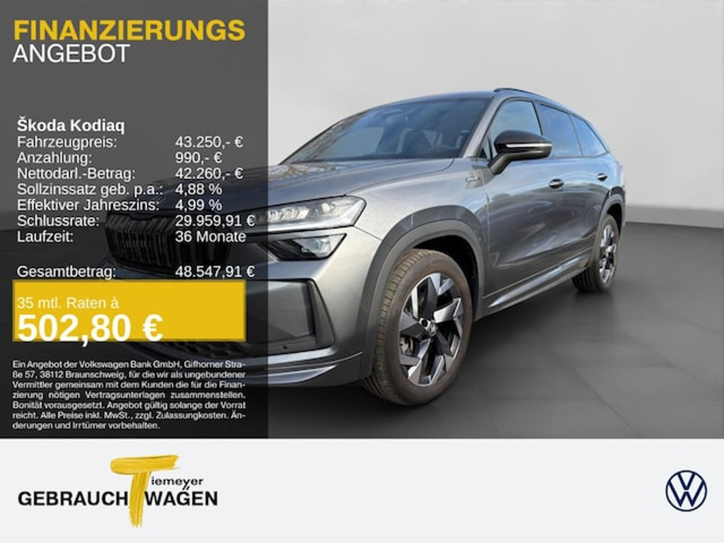 Skoda Kodiaq Sportline 2.0 TDI