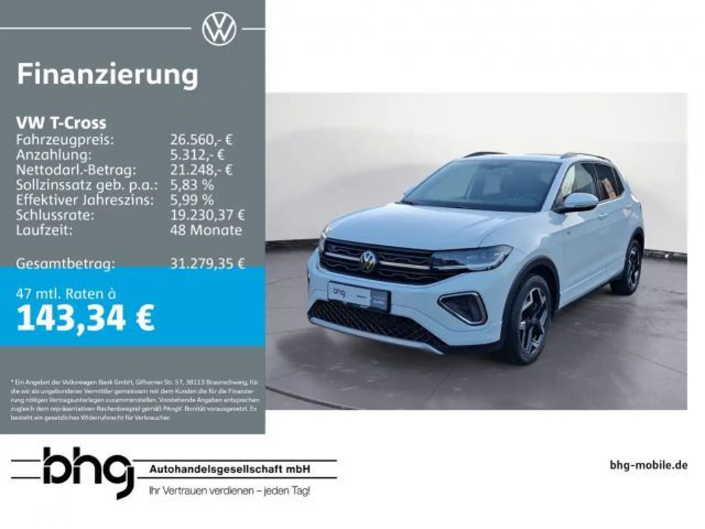 Volkswagen T-Cross DSG R-Line 1.5 TSI ACT