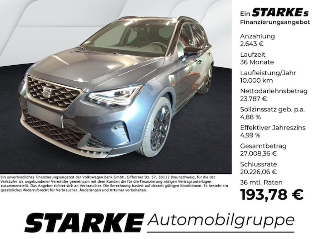 Seat Arona FR-lijn 1.0 TSI Black DSG