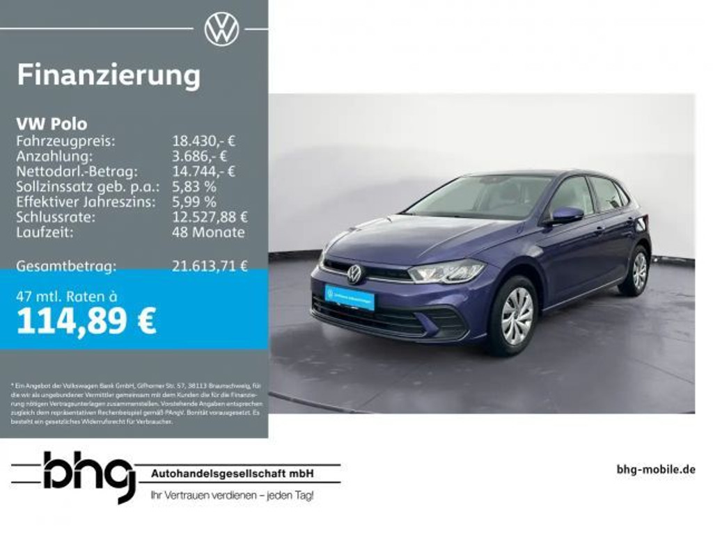 Volkswagen Polo 1.0 AirCareClimatronic GRA Sitzheizung LED