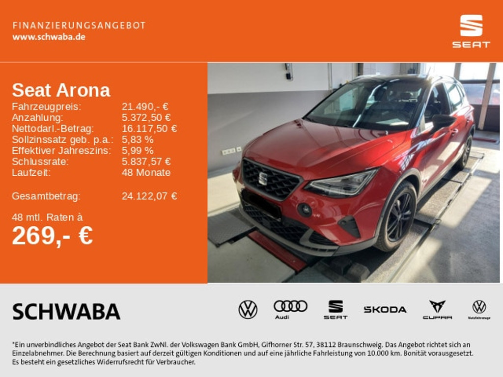 Seat Arona FR-lijn 1.5 TSI DSG