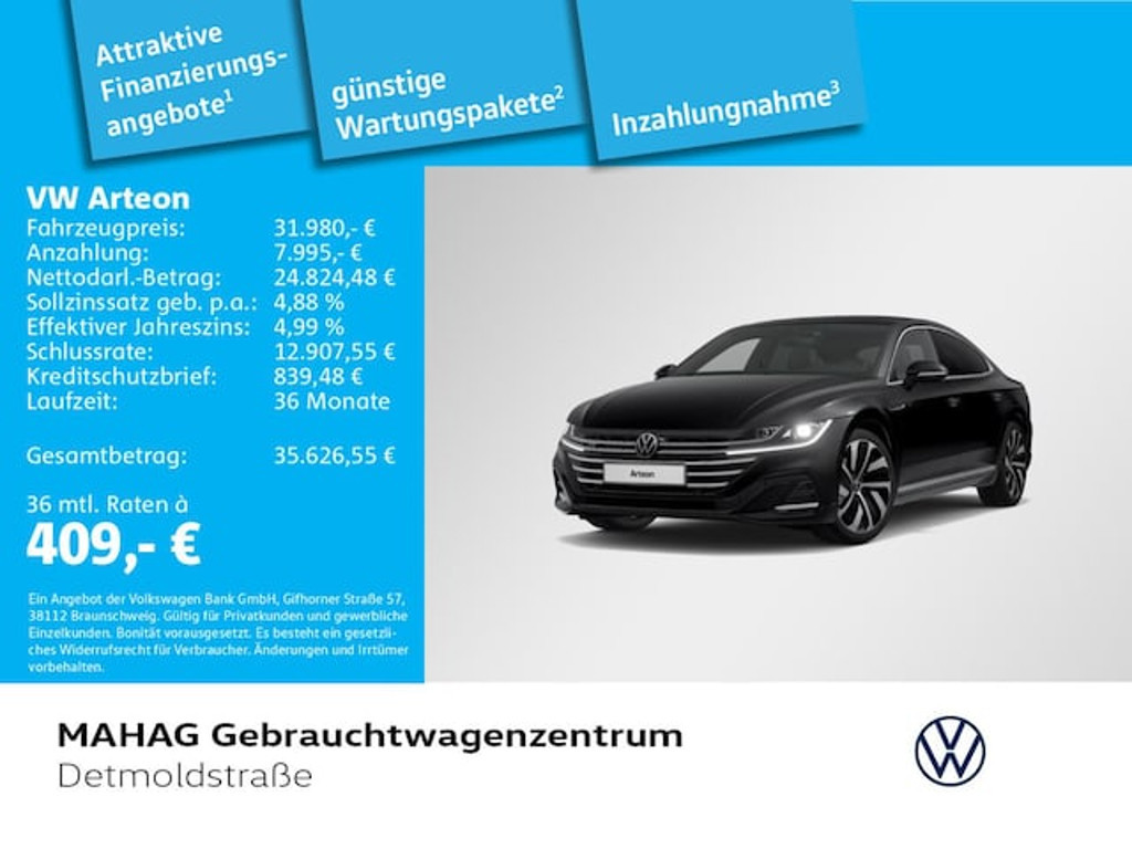Volkswagen Arteon DSG R-Line 2.0 TSI
