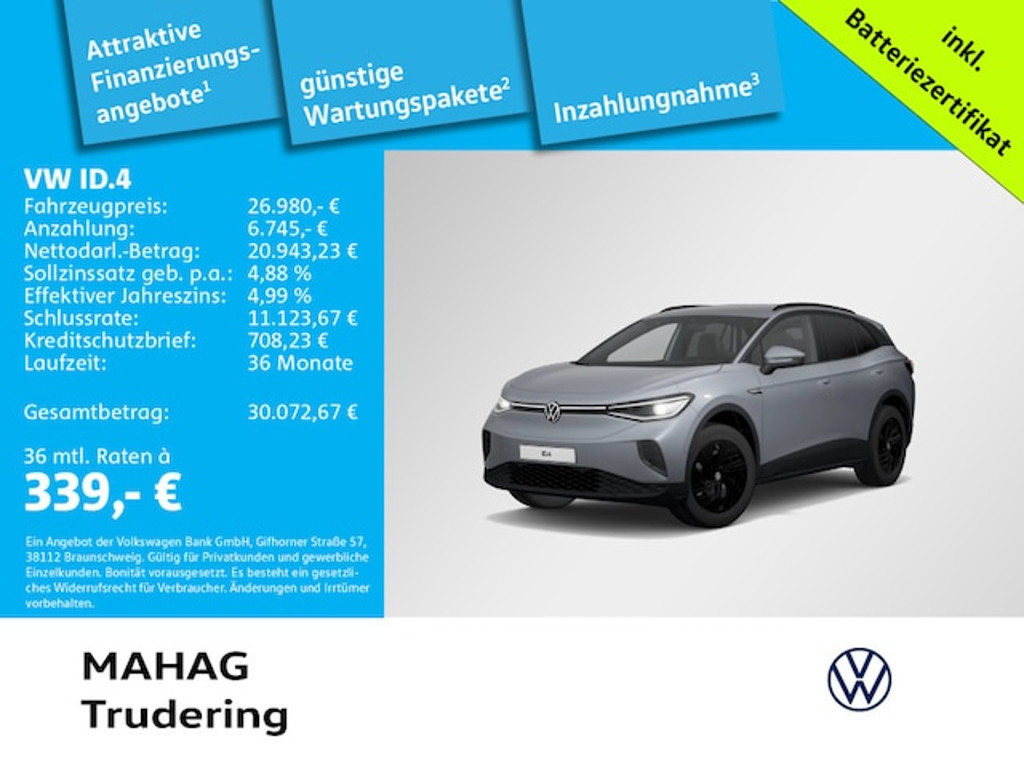 Volkswagen ID.4 Performance IQ.Drive Pro 150 kW