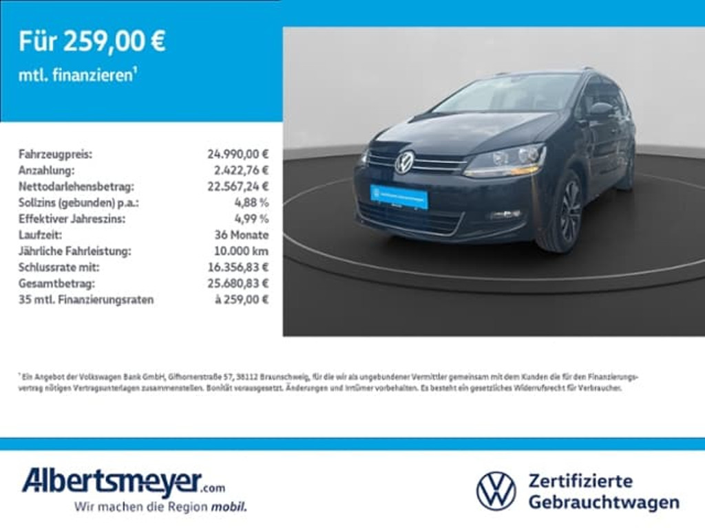 Volkswagen Sharan TSi United 1.4 TSI