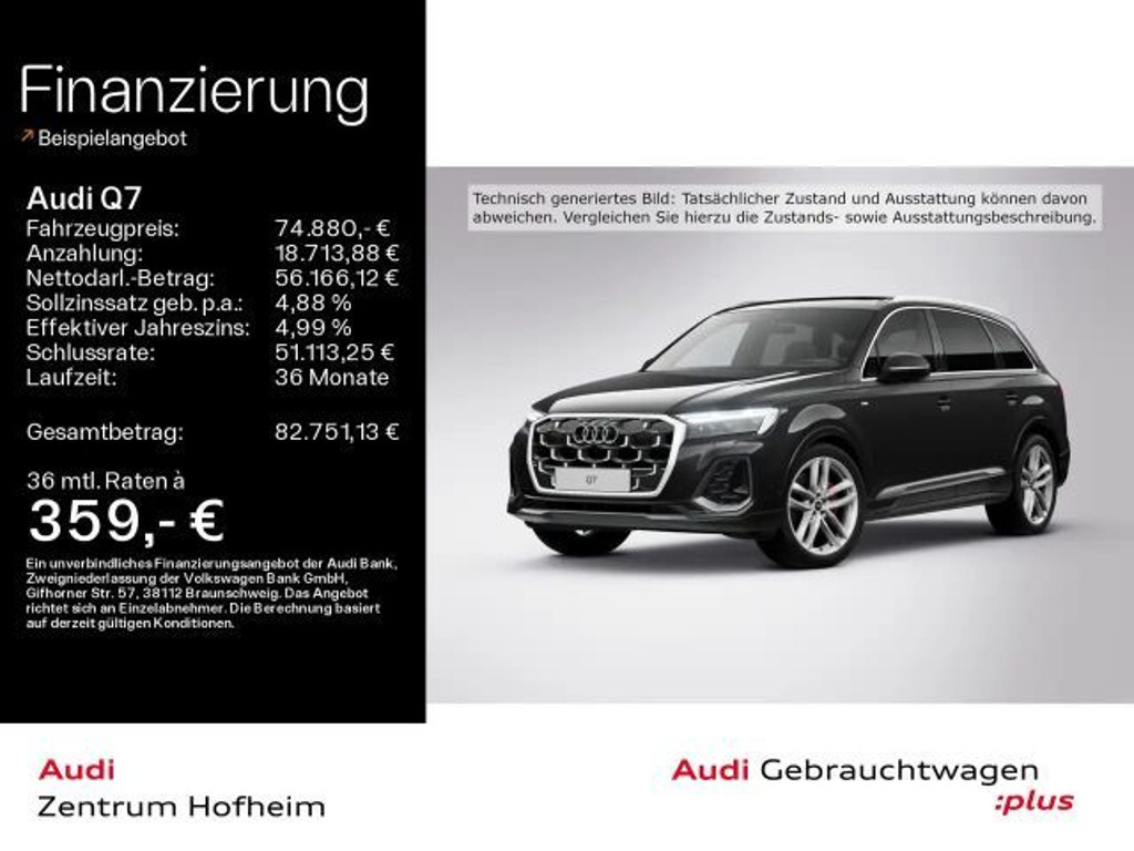 Audi Q7 Quattro S-Line 45 TDI