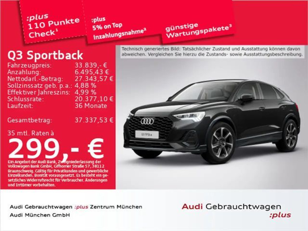 Audi Q3 S-Tronic Hybride 45 TFSI