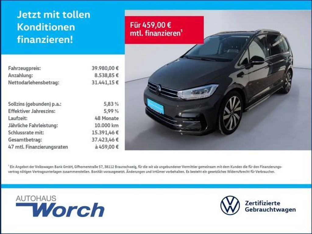 Volkswagen Touran DSG R-Line 1.5 TSI 7-zitter
